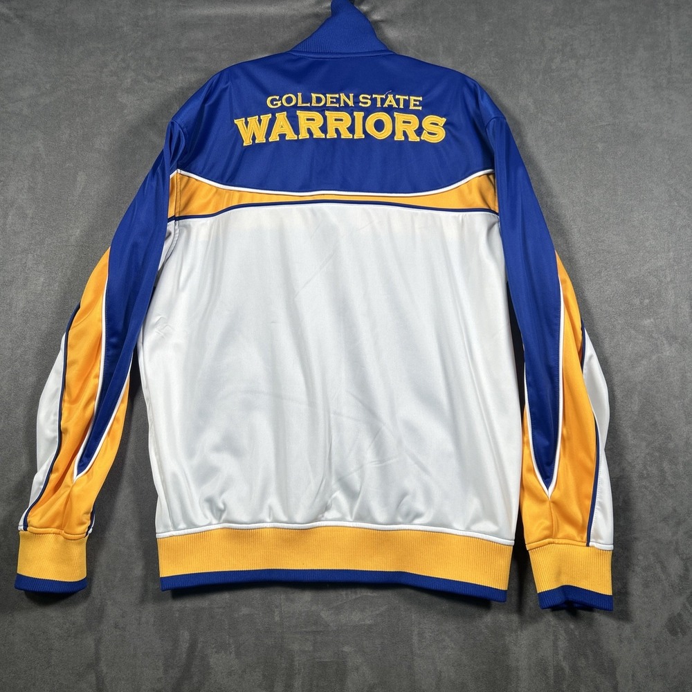 Golden State Warriors UNK Jacket XL Full Zip Colorblock NBA Fan Retro